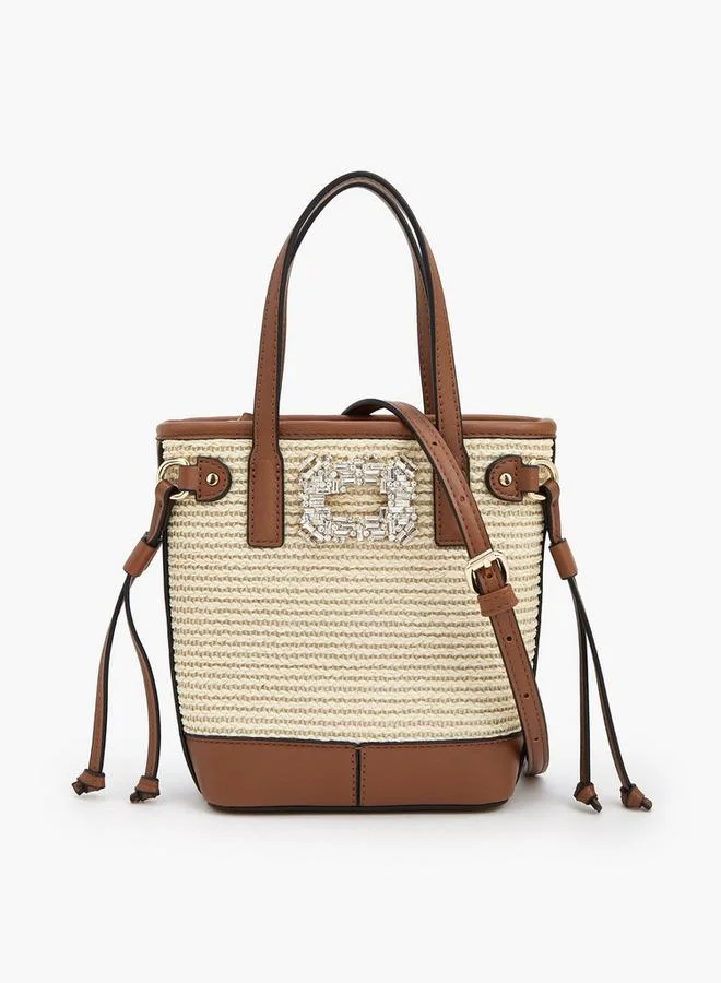 Celeste Embossed Monogram Tote Bag Ramadan Collection